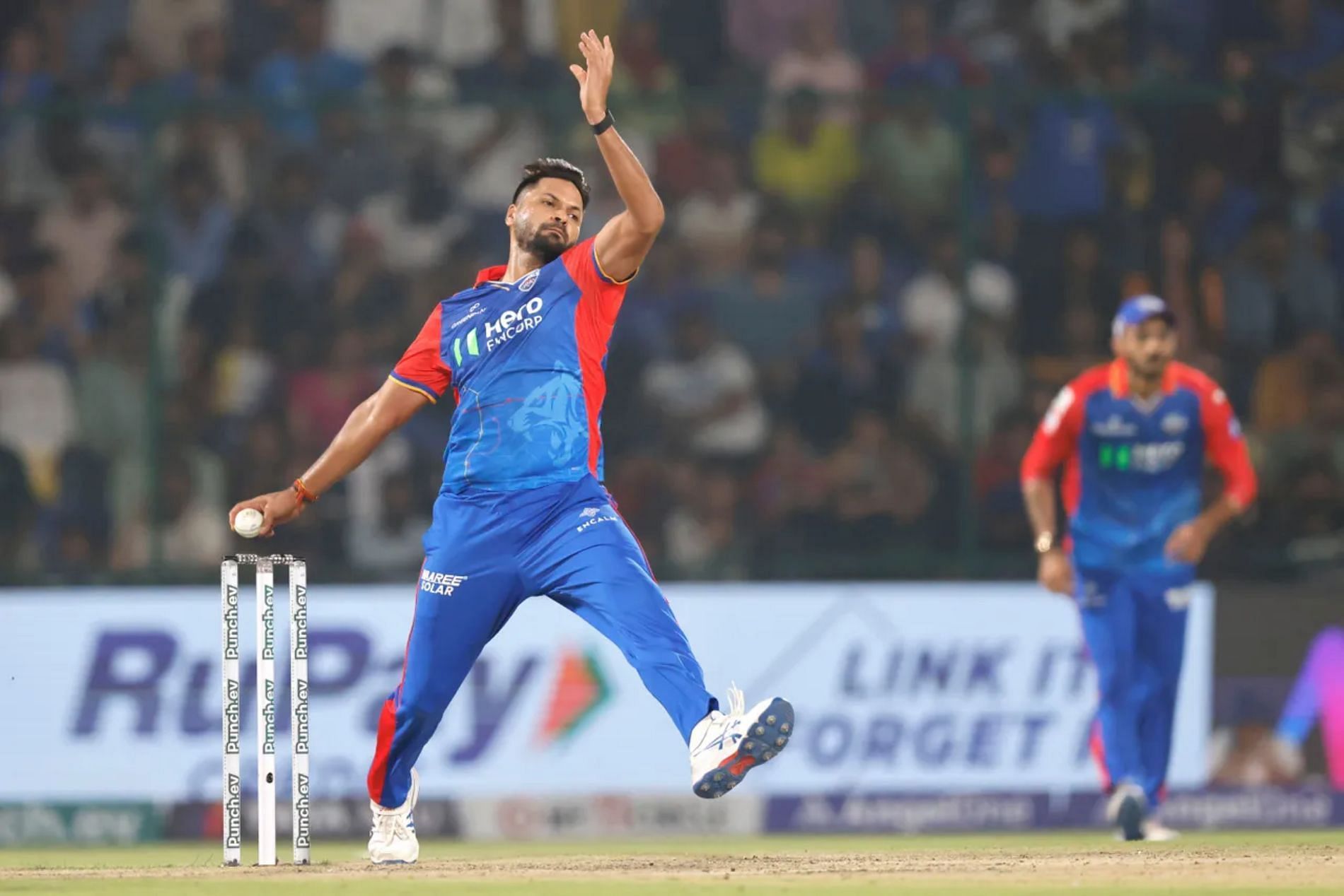 Delhi Capitals pacer Mukesh Kumar (Pic: BCCI/ iplt20.com)